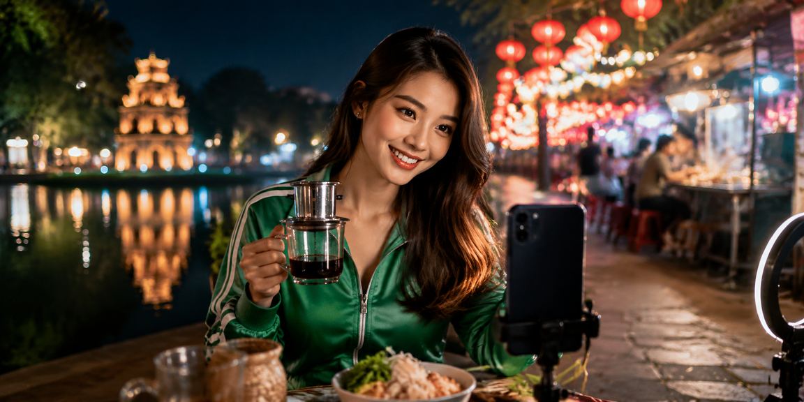 Người dùng Hà Nội đọc thông tin cá cược và casino trong không gian cà phê